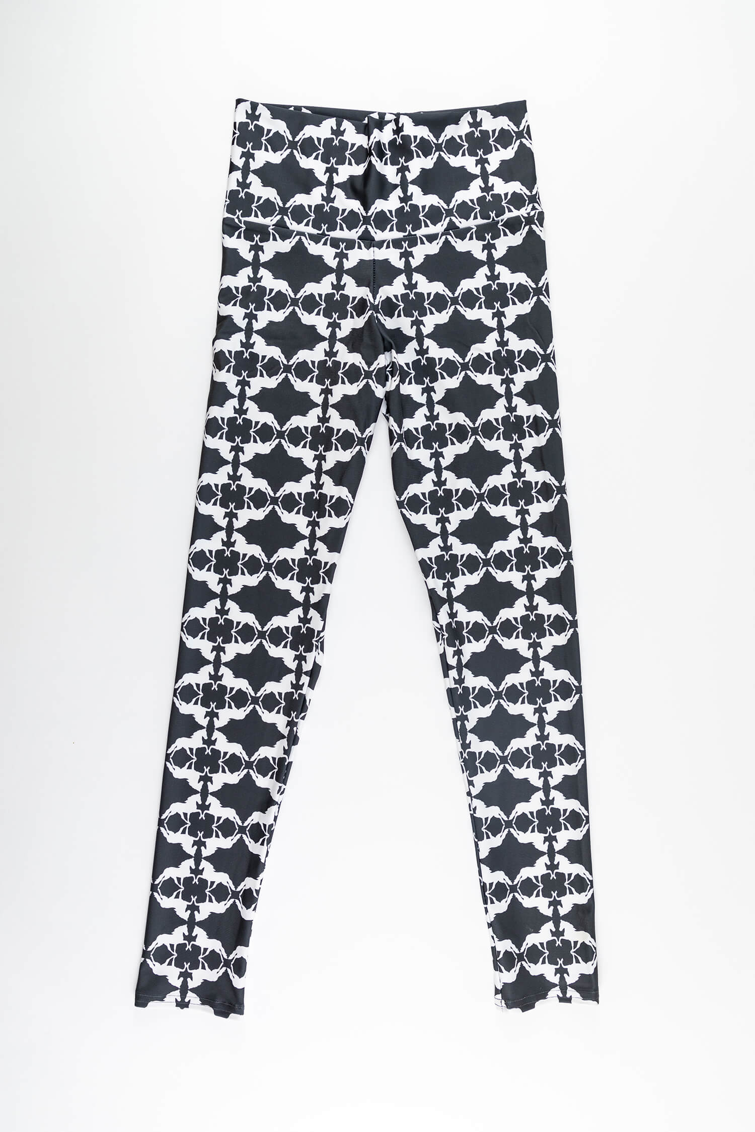 11 Lines Black and White RegiaArt - Leggings, polyester, spandex – REGIAART