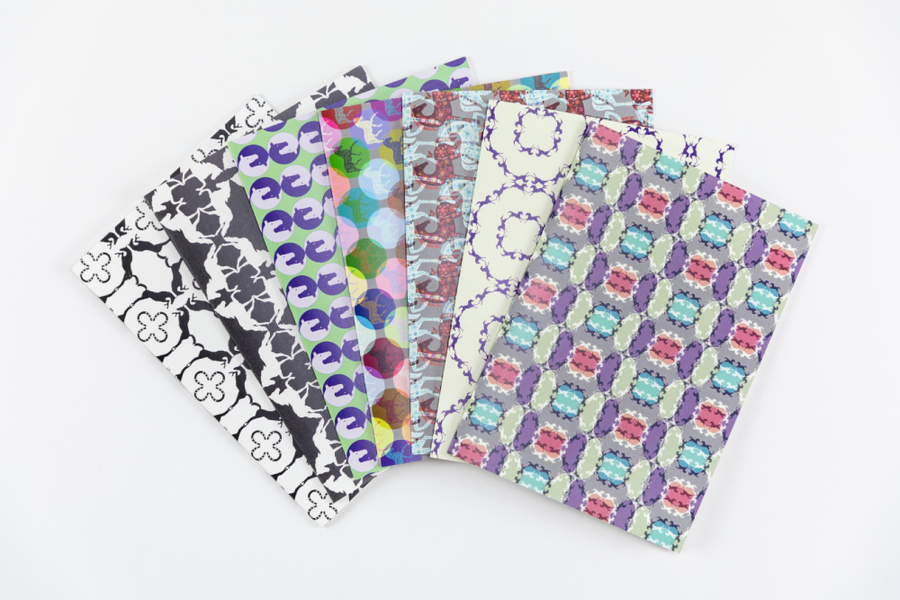 Mixed Pattern Replacement Notecards