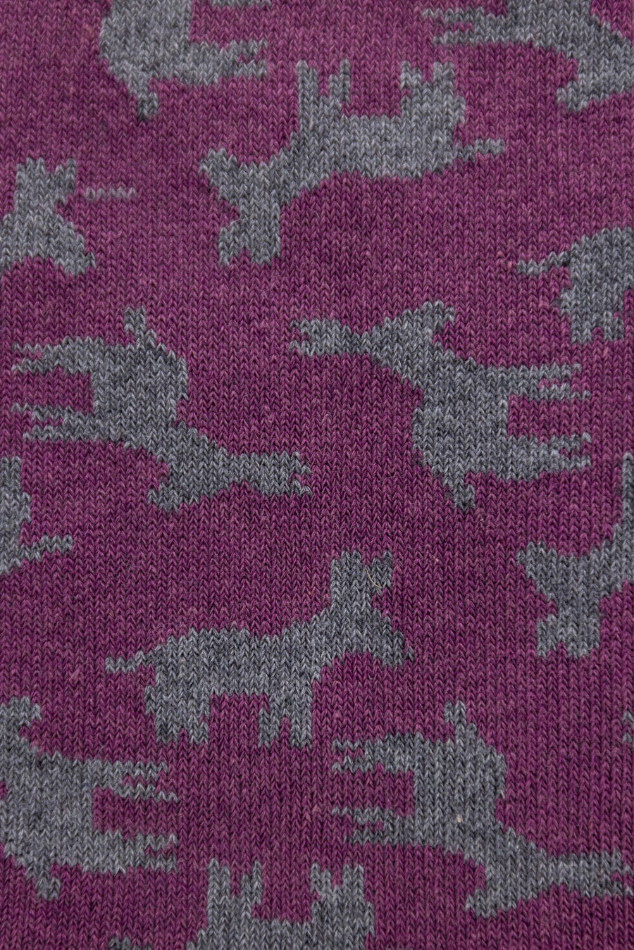 Purple and Gray Asini Unisex Socks